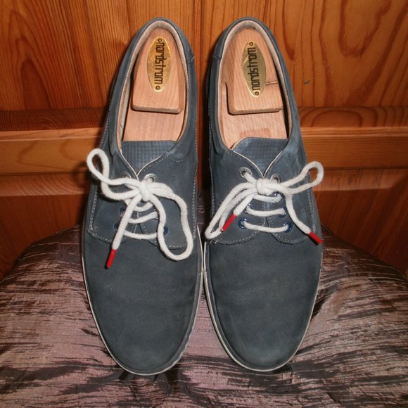 FLUCHOS MEN'S BLUE SUEDE SHOES MADE IN SPAIN Sz 10.5 - Picture 7 of 12